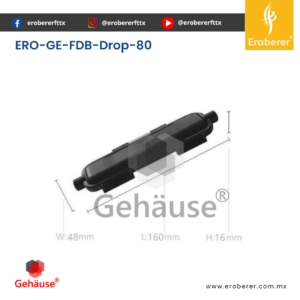 CAJA DE EMPALME FDB-DROP-80 | PARA CABLE DROP FIG. 8 Y FIG. 0| Gehäuse