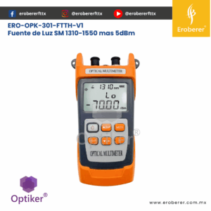 ERO-OPK-301-FTTH-V1 Fuente de luz +5dBm optiker