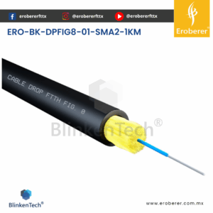 ERO-BK-DPFIG0-LSZH-01-SMA2-2KM Cable Drop Fig 0 Premium para 80m de span