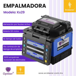 Empalmadora Kx29 Optiker Fusión por nucleo Activo por IA