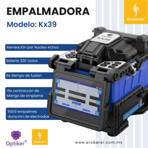 Empalmadora Kx39 Optiker alineacion por nucleo