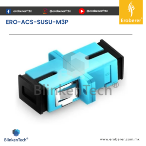 ACOPLADOR SC/UPC SIMPLEX MULTIMODO OM3&4 | Modelo ACS-SUSU-M3P | Blinkentech