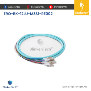 PIGTAIL LC OM3 12LU-M3S1-RE002 | 900 µm de 2M | BlinkenTech