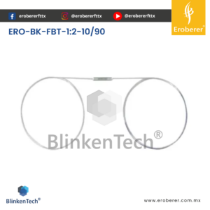 DIVISOR ÓPTICO FBT-1:2-10/90 | DESVALANCEADO | SIN CONECTORES | BlinkenTech