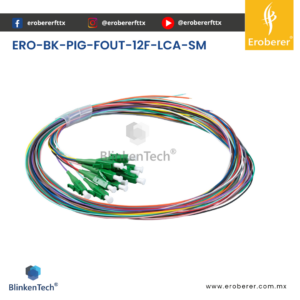 PIGTAIL LC OS2 PIG-FOUT-12F-LCA-SM | 900 µm de 2M | BlinkenTech