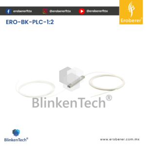 DIVISOR ÓPTICO PLC-1:2 50/50 | DESVALANCEADO | SIN CONECTORES | BlinkenTech