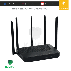 ERO-KO-GP1706-4GC ONT de doble banda Wifi 6 con puerto CATV