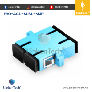 ACOPLADOR SC/UPC DUPLEX MULTIMODO OM3&4 | Modelo ACD-SUSU-M3P |  Blinkentech