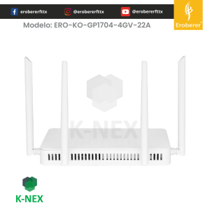 GP1704-4GV-22A ONT de doble banda para internet Knext by Bdcom