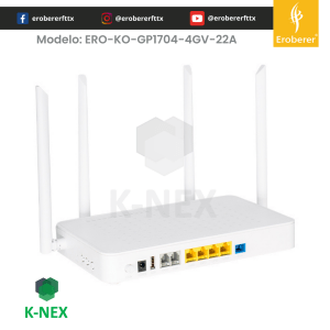GP1704-4GV-22A ONT de doble banda para internet Knext by Bdcom