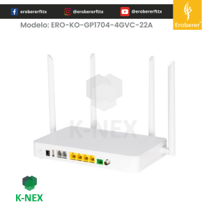 La ONT GP1704-4GVC-22A de doble banda con puerto CATV Knext by Bdcom