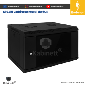 K10315 Gabinete Mural de 6UR Kabinett