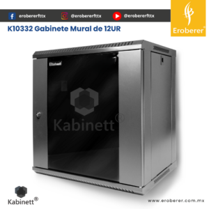 K10386 Gabinete Mural de 12UR Kabinett