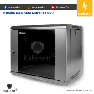 K10386 Gabinete Mural de 9UR Kabinett