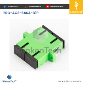 ACOPLADOR SC/APC DUPLEX MONOMODO | Modelo ACS-SASA-D1P | Blinkentech