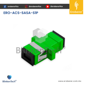 ACOPLADOR SC/APC SIMPLEX MONOMODO | Modelo ACS-SASA-S1P |Blinkentech