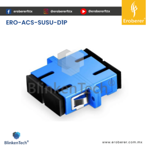 ACOPLADOR SC/UPC DUPLEX MONOMODO | Modelo ACS-SUSU-D1P |Blinkentech