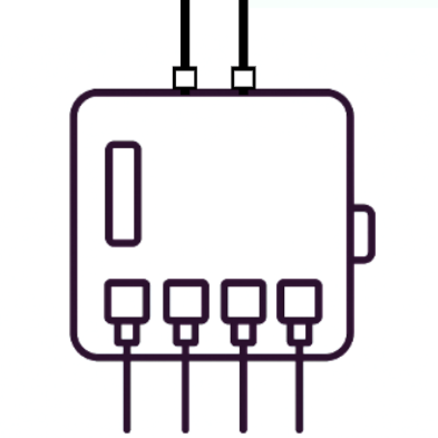 Distribuidores, Rosetas y Acopladores Blinkentech